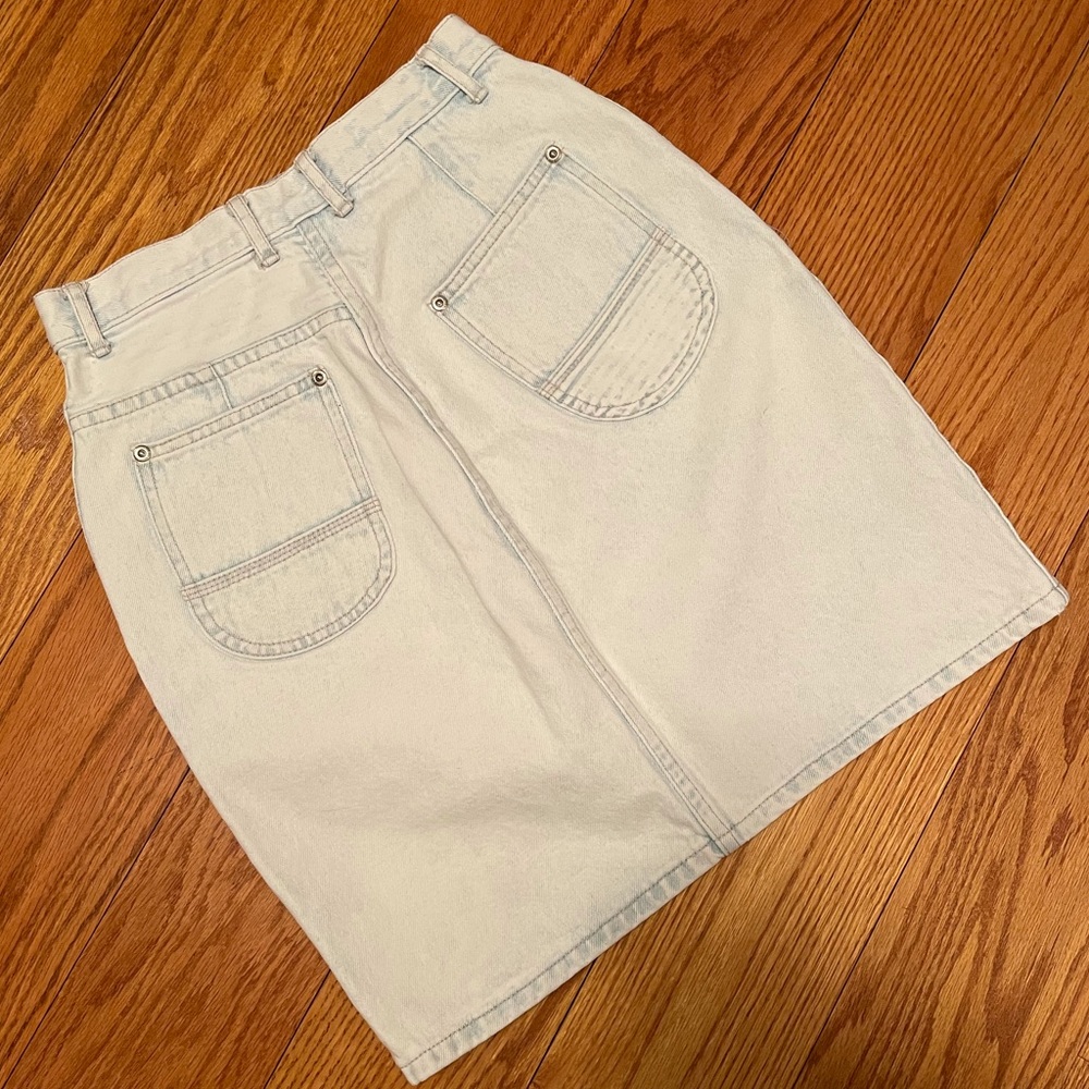 Vintage Nuovo High-waisted Denim Skirt